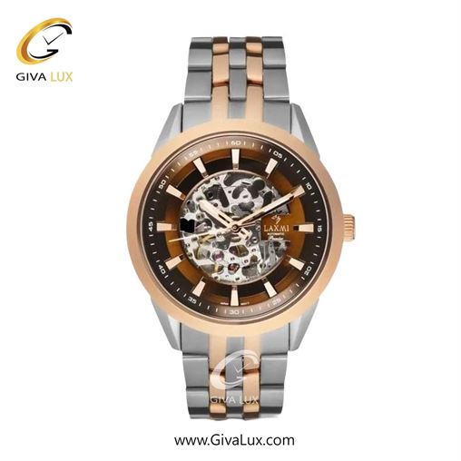 ساعت مچی اورجینال زنانه لاکسمی رزگلد | نقره ای-رزگلد| قهوه ای| کد رفرنس 8514-6L