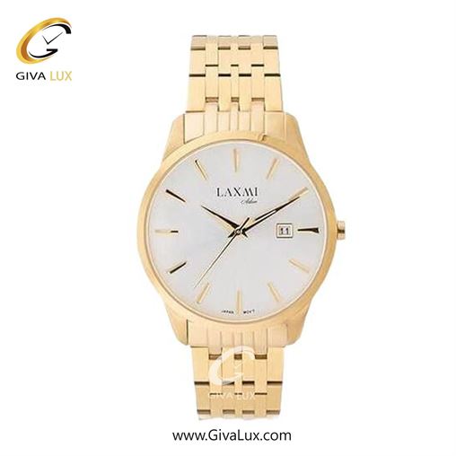 ساعت مچی اورجینال زنانه لاکسمی طلایی | طلایی| سفید| کد رفرنس 8518-10L