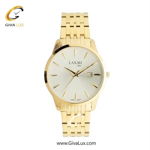 ساعت مچی اورجینال زنانه لاکسمی طلایی | طلایی| سفید| کد رفرنس 8541-8L