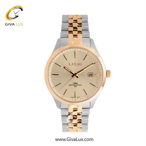 ساعت مچی اورجینال زنانه لاکسمی رزگلد | نقره ای-رزگلد| رزگلد| کد رفرنس 8561-8L