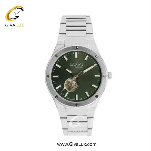 ساعت مچی اورجینال زنانه لاکسمی نقره ای | نقره ای| سبز یشمی تیره| کد رفرنس 8569-3L