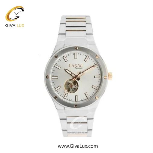 ساعت مچی اورجینال زنانه لاکسمی نقره ای | نقره ای-رزگلد| نقره ای| کد رفرنس 8569-5L