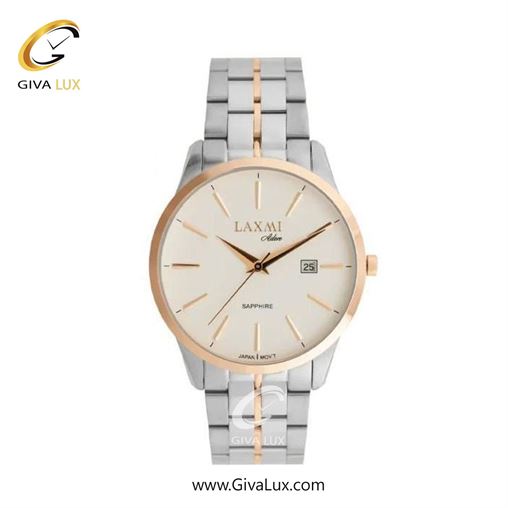 ساعت مچی اورجینال زنانه لاکسمی رزگلد | رزگلد-نقره ای| سفید| کد رفرنس 8572-1L