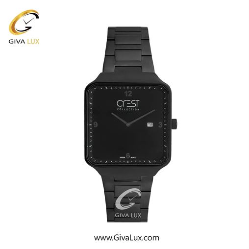ساعت مچی اورجینال زنانه کرست مشکی | مشکی| مشکی| کد رفرنس Crest 9053-6