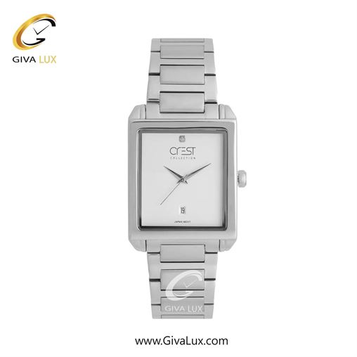 ساعت مچی اورجینال زنانه کرست نقره ای | نقره ای| سفید| کد رفرنس Crest 9054-1