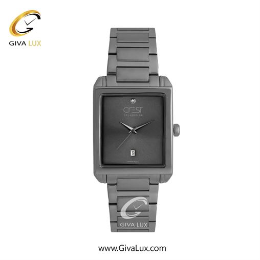 ساعت مچی اورجینال زنانه کرست تیتانیوم | تیتانیوم(زغالی)| دودی|تیتانیوم| کد رفرنس Crest 9054-6