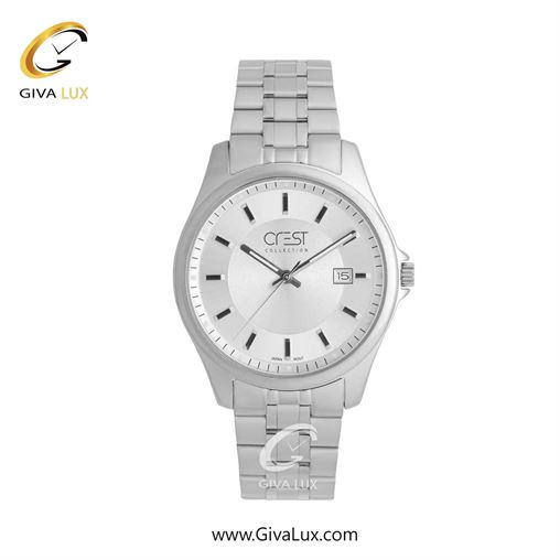 ساعت مچی اورجینال زنانه کرست نقره ای | نقره ای| نقره ای| کد رفرنس Crest 9057-1