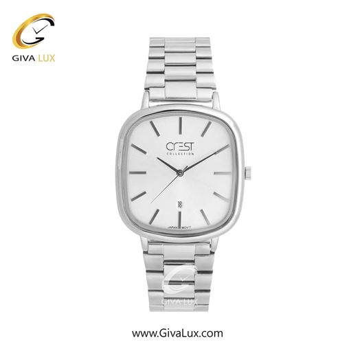 ساعت مچی اورجینال زنانه کرست نقره ای | نقره ای| نقره ای| کد رفرنس Crest 9079-1