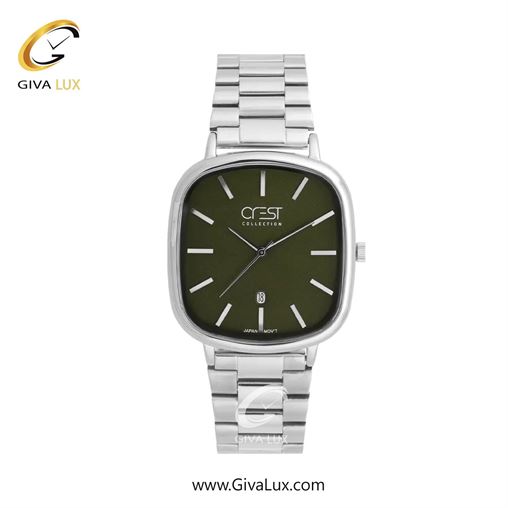 ساعت مچی اورجینال زنانه کرست نقره ای | نقره ای| زیتونی| کد رفرنس Crest 9079-4
