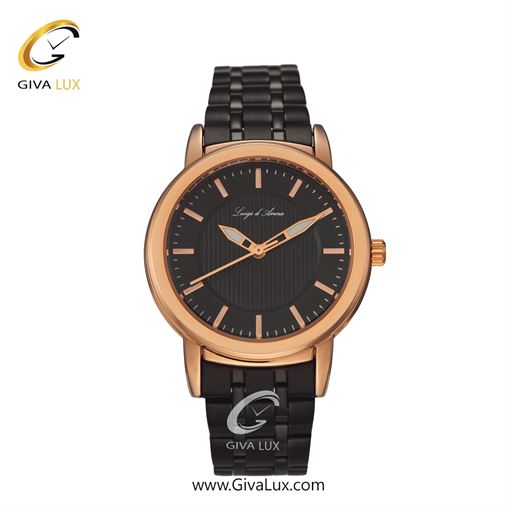 ساعت مچی اورجینال LdA زنانه رزگلد | مشکی | مشکی | کد رفرنس 2307
