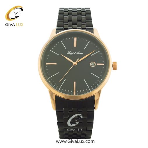 ساعت مچی اورجینال LdA مردانه طلایی | مشکی | مشکی | کد رفرنس 2335