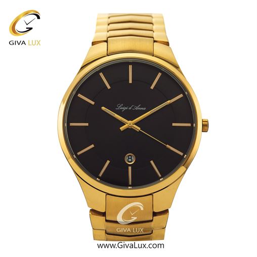 ساعت مچی اورجینال LdA مردانه طلایی | طلایی | مشکی | کد رفرنس 2337