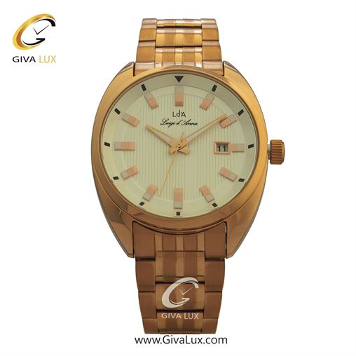 ساعت مچی اورجینال LdA مردانه رزگلد | رزگلد | سفید صدفی | کد رفرنس 2401