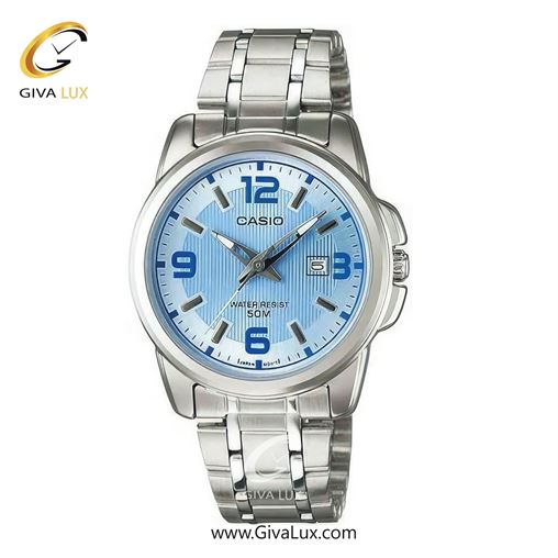 ساعت مچی اورجینال زنانه کاسیو Casio نقره ای | نقره ای| آبی| کد رفرنس LTP-1314D-2A