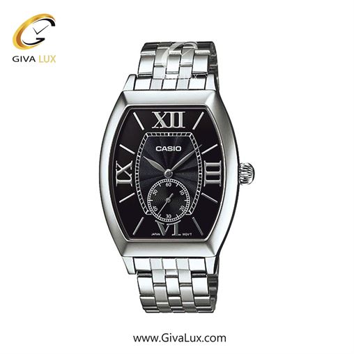 ساعت مچی اورجینال زنانه کاسیو Casio دو موتوره زیر ثانیه نقره ای | نقره ای| مشکی| کد رفرنس LTP-E114D-1ADF