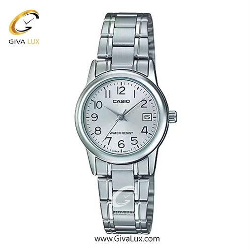 ساعت مچی اورجینال زنانه کاسیو Casio نقره ای | نقره ای| نقره ای| کد رفرنس LTP-V002D-7BUDF