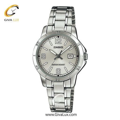 ساعت مچی اورجینال زنانه کاسیو Casio نقره ای | نقره ای| نقره ای| کد رفرنس LTP-V004D-7B2UDF