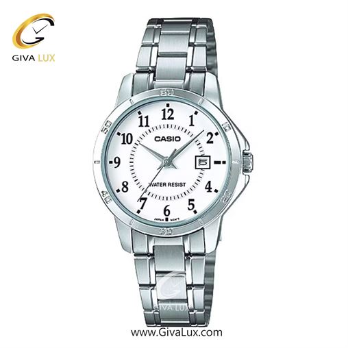 ساعت مچی اورجینال زنانه کاسیو Casio نقره ای | نقره ای| سفید| کد رفرنس LTP-V004D-7BUDF