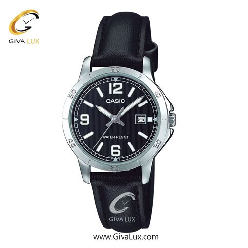 ساعت مچی اورجینال زنانه کاسیو Casio نقره ای | مشکی| مشکی| کد رفرنس LTP-V004L-1BUDF