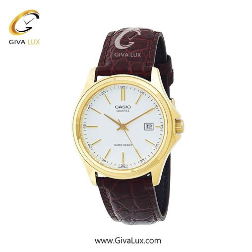 ساعت مچی اورجینال مردانه کاسیو Casio | قهوه ای| سفید| کد رفرنس MTP-1183Q-7A
