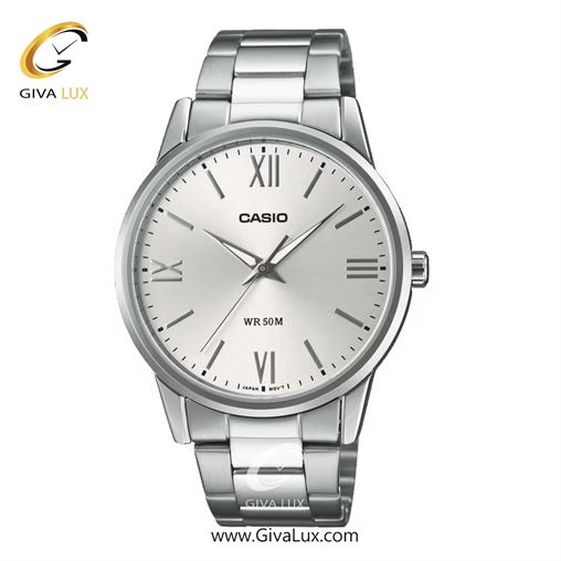 ساعت مچی اورجینال مردانه کاسیو Casio نقره ای | نقره ای| نقره ای| کد رفرنس MTP-1303DD-7AVDF