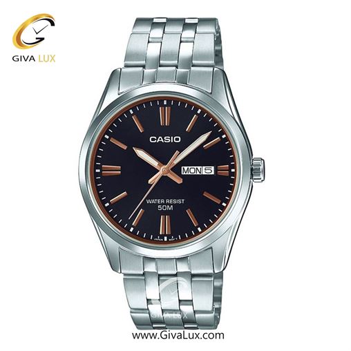 ساعت مچی اورجینال مردانه کاسیو Casio نقره ای | نقره ای| مشکی| کد رفرنس MTP-1335D-1A2VDF