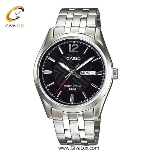 ساعت مچی اورجینال مردانه کاسیو Casio نقره ای | نقره ای| مشکی| کد رفرنس MTP-1335D-1AVDF