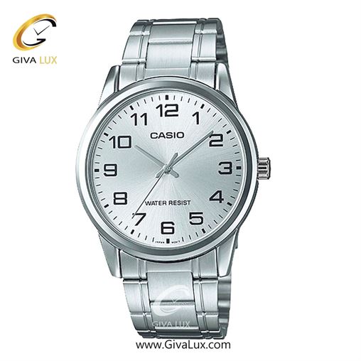 ساعت مچی اورجینال مردانه کاسیو Casio نقره ای | نقره ای| نقره ای| کد رفرنس MTP-V001D-7BUDF