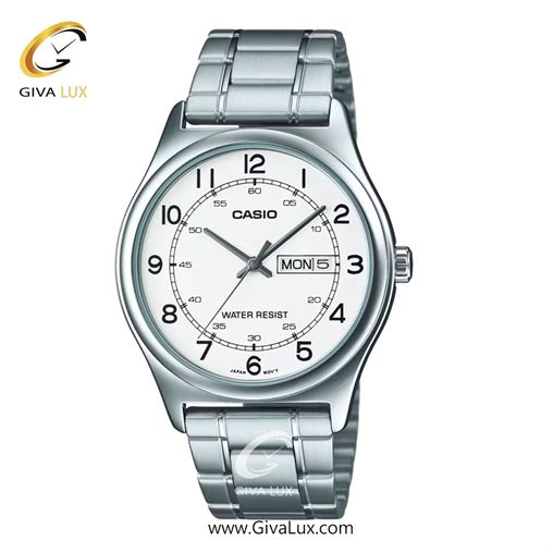 ساعت مچی اورجینال مردانه کاسیو Casio نقره ای | نقره ای| سفید| کد رفرنس MTP-V006D-7B2UDF