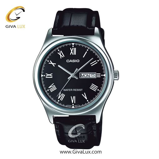 ساعت مچی اورجینال مردانه کاسیو Casio نقره ای | مشکی| مشکی| کد رفرنس MTP-V006L-1BUDF