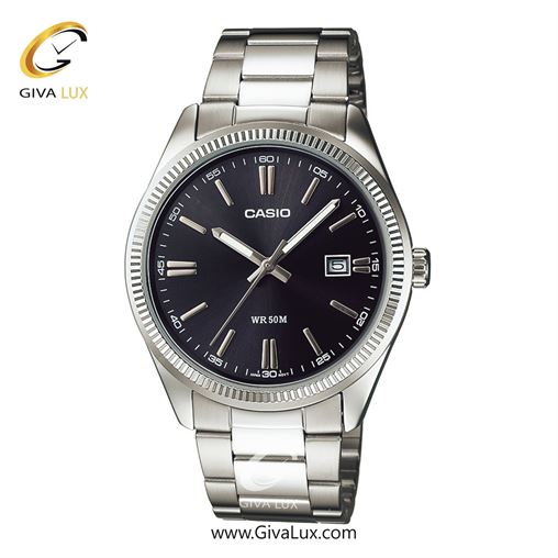 ساعت مچی اورجینال مردانه کاسیو Casio نقره ای | نقره ای| مشکی| کد رفرنس MTP-1302D-1A1VDF