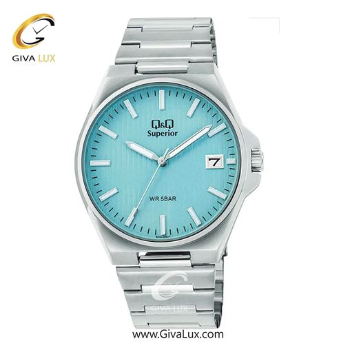 ساعت مچی اورجینال مردانه کیو اند کیو Q&Q نقره ای | نقره ای| آبی| کد رفرنس S21A-004VY