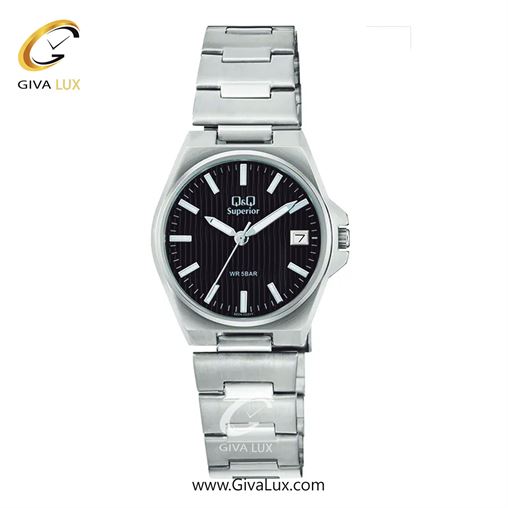 ساعت مچی اورجینال زنانه کیو اند کیو Q&Q نقره ای | نقره ای| مشکی| کد رفرنس S22A-002VY