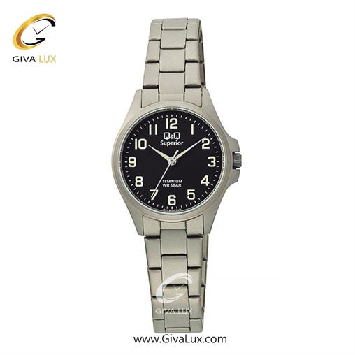 ساعت مچی اورجینال زنانه کیو اند کیو Q&Q نقره ای | نقره ای| مشکی| کد رفرنس S29A-002VY