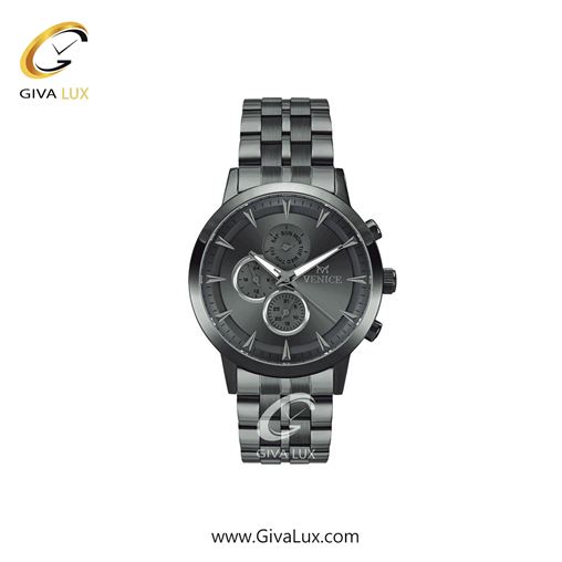 ساعت مچی اورجینال زنانه ونیز سه موتوره فول تایم تیتانیوم | تیتانیوم| دودی|تیتانیوم| کد رفرنس V800014601