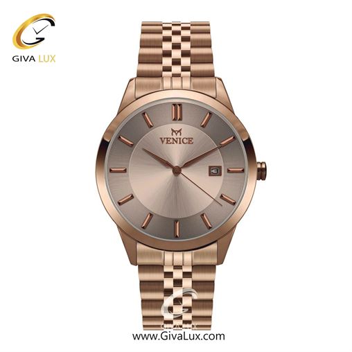 ساعت مچی اورجینال مردانه ونیز رزگلد | رزگلد| رزگلد| کد رفرنس V800173002