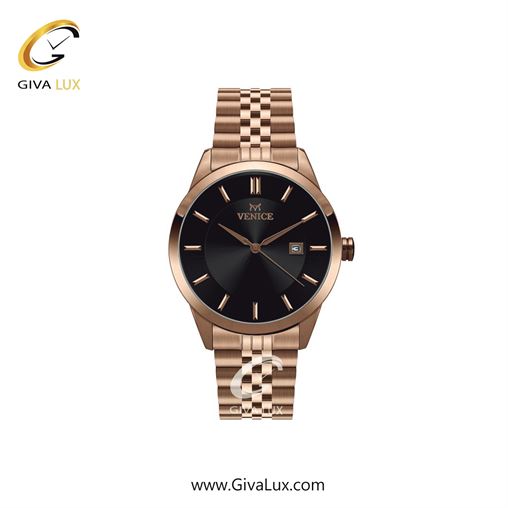 ساعت مچی اورجینال زنانه ونیز رزگلد | رزگلد| مشکی| کد رفرنس V800173401