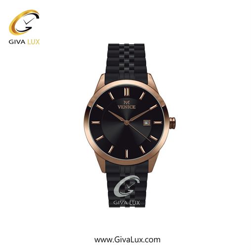ساعت مچی اورجینال زنانه ونیز رزگلد | مشکی| مشکی| کد رفرنس V800176701
