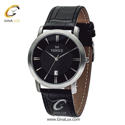 ساعت مچی اورجینال مردانه ونیز نقره ای | مشکی| مشکی| کد رفرنس V800711502