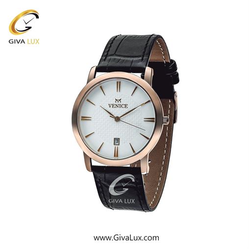 ساعت مچی اورجینال زنانه ونیز رزگلد | مشکی| سفید| کد رفرنس V800713101
