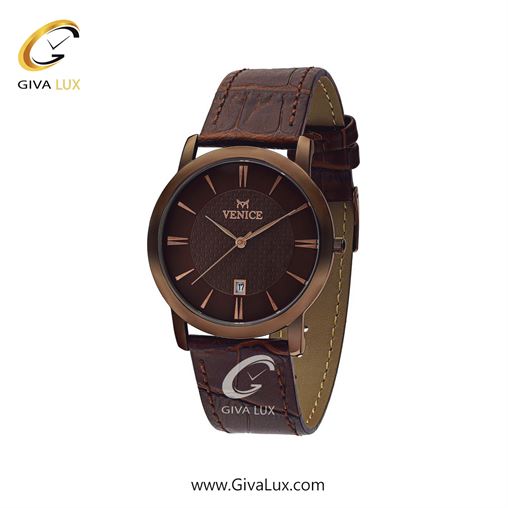 ساعت مچی اورجینال زنانه ونیز کافی | قهوه ای| کافی| کد رفرنس V800713901