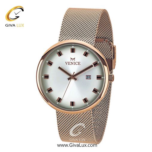 ساعت مچی اورجینال مردانه ونیز رزگلد | رزگلد| سفید| کد رفرنس V800863102
