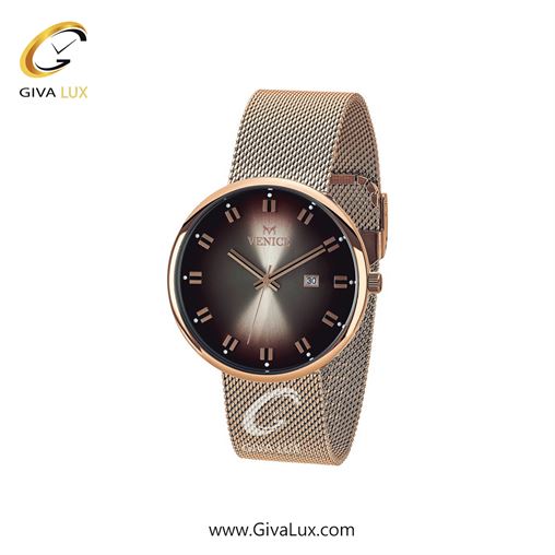 ساعت مچی اورجینال زنانه ونیز رزگلد | رزگلد| قهوه ای| کد رفرنس V800863401