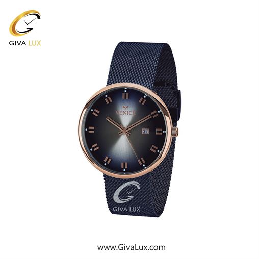 ساعت مچی اورجینال زنانه ونیز رزگلد | سرمه ای| سرمه ای| کد رفرنس V800867901