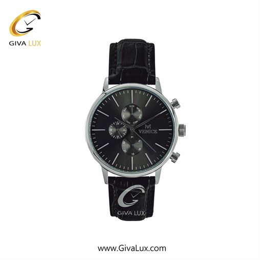 ساعت مچی اورجینال زنانه ونیز سه موتوره فول تایم نقره ای | مشکی| مشکی| کد رفرنس V800931501