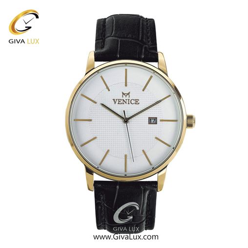 ساعت مچی اورجینال مردانه ونیز طلایی | مشکی| سفید| کد رفرنس V800942102