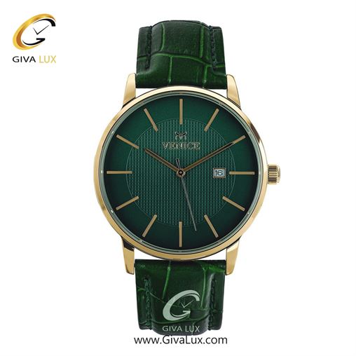 ساعت مچی اورجینال مردانه ونیز طلایی | سبز| سبز یشمی تیره| کد رفرنس V800942802