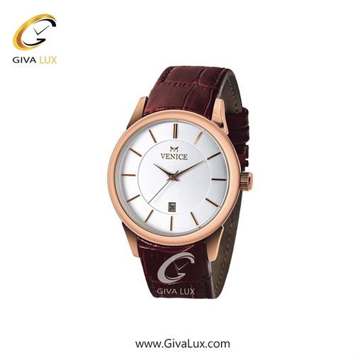 ساعت مچی اورجینال زنانه ونیز رزگلد | قهوه ای| نقره ای| کد رفرنس V800953101