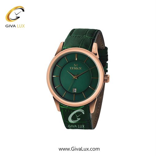 ساعت مچی اورجینال زنانه ونیز رزگلد | سبز| سبز یشمی تیره| کد رفرنس V800953701
