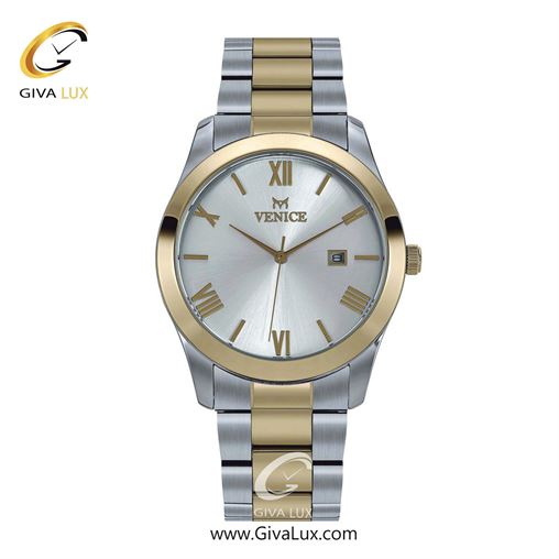 ساعت مچی اورجینال مردانه ونیز طلایی-نقره ای | طلایی-نقره ای| نقره ای| کد رفرنس V801145202